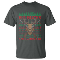 Christmas Hunting T Shirt I Like Big Bucks And I Cannot Lie Deer Hunter - Wonder Print Shop