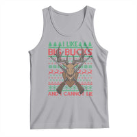Christmas Hunting Tank Top I Like Big Bucks And I Cannot Lie Deer Hunter