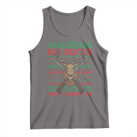 Christmas Hunting Tank Top I Like Big Bucks And I Cannot Lie Deer Hunter