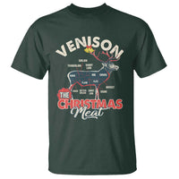 Christmas Hunting T Shirt Venison Meat Deer Season Hunter - Wonder Print Shop