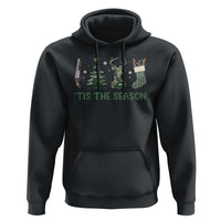 Christmas Hunting Hoodie Tis The Season Hunting Camo Hunter
