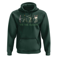 Christmas Hunting Hoodie Tis The Season Hunting Camo Hunter