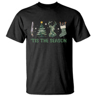 Christmas Hunting T Shirt Tis The Season Hunting Camo Hunter - Wonder Print Shop