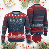Xmas Hunting Ugly Christmas Sweater Tis The Season Hunting Camo Hunter - Wonder Print Shop