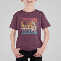 Musky Fishing T Shirt For Kid Musky Nut All Other Fish Just Seem Like Bait - Wonder Print Shop