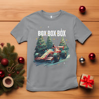 Car Racing Christmas Box Box Box Xmas Tree Colorful Light T Shirt - Wonder Print Shop