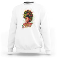 God Says I Am Melanin Strong Unique Black Women Sweatshirt - Wonder Print Shop