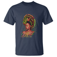 God Says I Am Melanin Strong Unique Black Women T Shirt - Wonder Print Shop