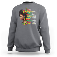 Black History Month Sweatshirt African Women She Whispered Back I Am The Storm - Wonder Print Shop