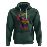 Black History Month Hoodie African Women She Whispered Back I Am The Storm - Wonder Print Shop