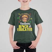 Handsome Black And Educated I Am The Strong African King Boy T Shirt For Kid - Wonder Print Shop