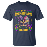 Mardi Gras T Shirt Let The Shenanigans Begin - Wonder Print Shop
