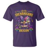 Mardi Gras T Shirt Let The Shenanigans Begin - Wonder Print Shop