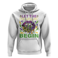 Mardi Gras Hoodie Let The Shenanigans Begin Leopard Lips - Wonder Print Shop