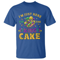 Funny Mardi Gras T Shirt I'm Just Here For The King Cake - Wonder Print Shop