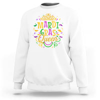 Mardi Gras Queen Sweatshirt Parade Party Fat Tuesday New Orleans - Wonder Print Shop