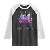 Mardi Gras Raglan Shirt Little Miss Unicorn Cute Girl Women