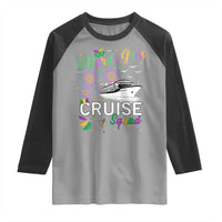 Mardi Gras Raglan Shirt Cruise Squad Matching Group Family Vacation