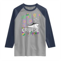 Mardi Gras Raglan Shirt Cruise Squad Matching Group Family Vacation