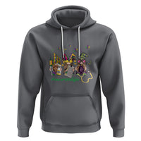 Mardi Gras Hoodie Jester Gnomes Nurse RN ICU NICU ER Scrub - Wonder Print Shop