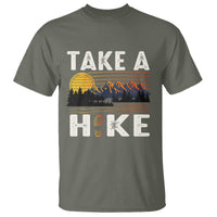 Hiking Lover T Shirt Take A Hike Outdoor Nature Camping - Wonder Print Shop