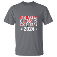Graduation T Shirt My Happy Class Is Outta Here 2024 - Wonder Print Shop