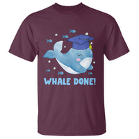 Graduation T Shirt Whale Done Congratulation Graduated Graduating - Wonder Print Shop
