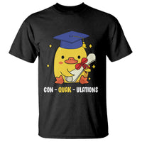 Graduation T Shirt Con-quack-ulations Congratulation Graduated Duck - Wonder Print Shop