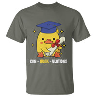 Graduation T Shirt Con-quack-ulations Congratulation Graduated Duck - Wonder Print Shop