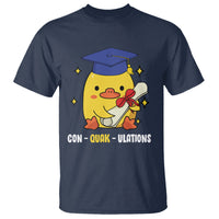 Graduation T Shirt Con-quack-ulations Congratulation Graduated Duck - Wonder Print Shop