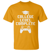 Graduation Gamer T Shirt College Level Complete Video Game Player Lover - Wonder Print Shop