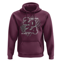 Graduation Hoodie Senior 2024 American Flag - Wonder Print Shop