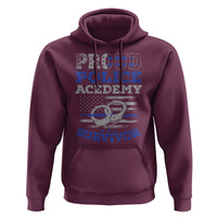 Police Academy Graduation Hoodie Proud Police Academy Survivor America Flag - Wonder Print Shop