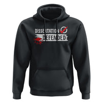 Ph.D. Graduation Hoodie Dissertation Defended PhD Graduate - Wonder Print Shop