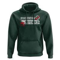 Ph.D. Graduation Hoodie Dissertation Defended PhD Graduate - Wonder Print Shop