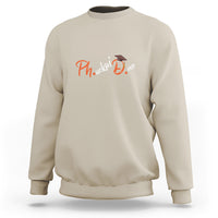 Ph.D. Graduation Sweatshirt Phucking Done PhD - Wonder Print Shop