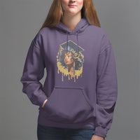 Ph.D. Graduation Hoodie Ph.Dope Black Afro Woman Doctorate Student Graduate - Wonder Print Shop