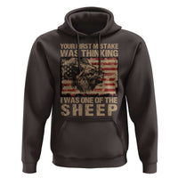 Lion Patriot Hoodie Your First Mistake Was Thinking I Was One Of The Sheep - Wonder Print Shop