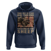 Lion Patriot Hoodie Your First Mistake Was Thinking I Was One Of The Sheep - Wonder Print Shop
