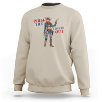 4th Of July Sweatshirt Chill The Fourth Out American Women - Wonder Print Shop