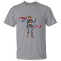 4th Of July T Shirt Chill The Fourth Out American Women - Wonder Print Shop