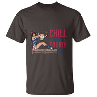 4th Of July T Shirt Chill The Fourth Out American Women - Wonder Print Shop