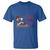 4th Of July T Shirt Chill The Fourth Out American Women - Wonder Print Shop