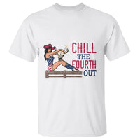 4th Of July T Shirt Chill The Fourth Out American Women - Wonder Print Shop