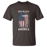 4th Of July T Shirt God Bless America Flag Christian - Wonder Print Shop