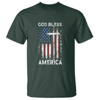 4th Of July T Shirt God Bless America Flag Christian - Wonder Print Shop