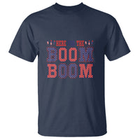 4th Of July T Shirt Here For The Boom Patriotic Independence Day - Wonder Print Shop