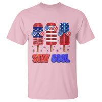4th Of July T Shirt Stay Cool USA Flag Patriotic Ice Cream - Wonder Print Shop