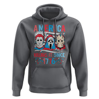 Funny 4th Of July Hoodie America Killing IT Since 1776 Horror - Wonder Print Shop