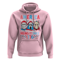 Funny 4th Of July Hoodie America Killing IT Since 1776 Horror - Wonder Print Shop
